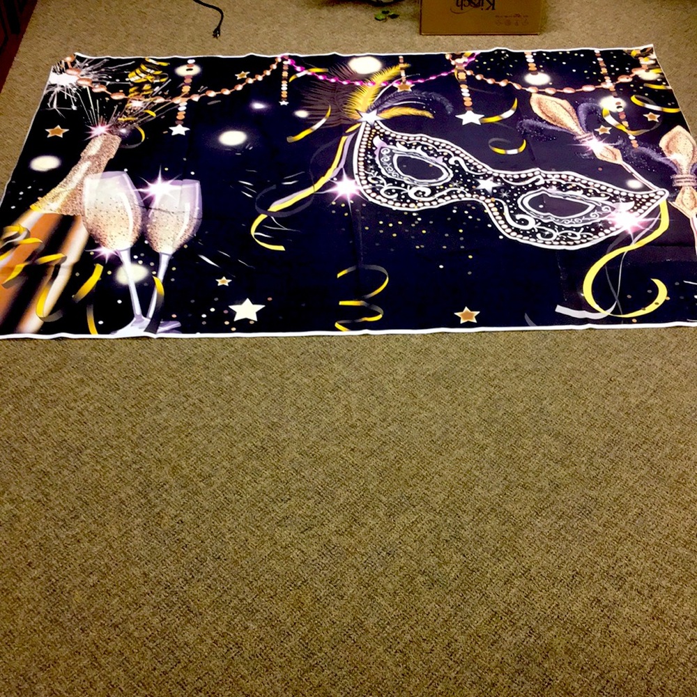 Mardi Gras back drop